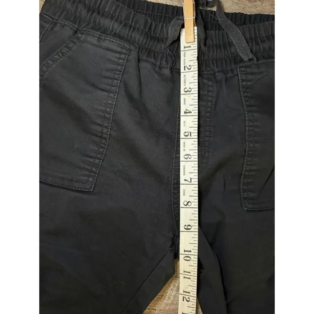 V.I.P. Black Jogger Cargo Pants,‎ Size 27